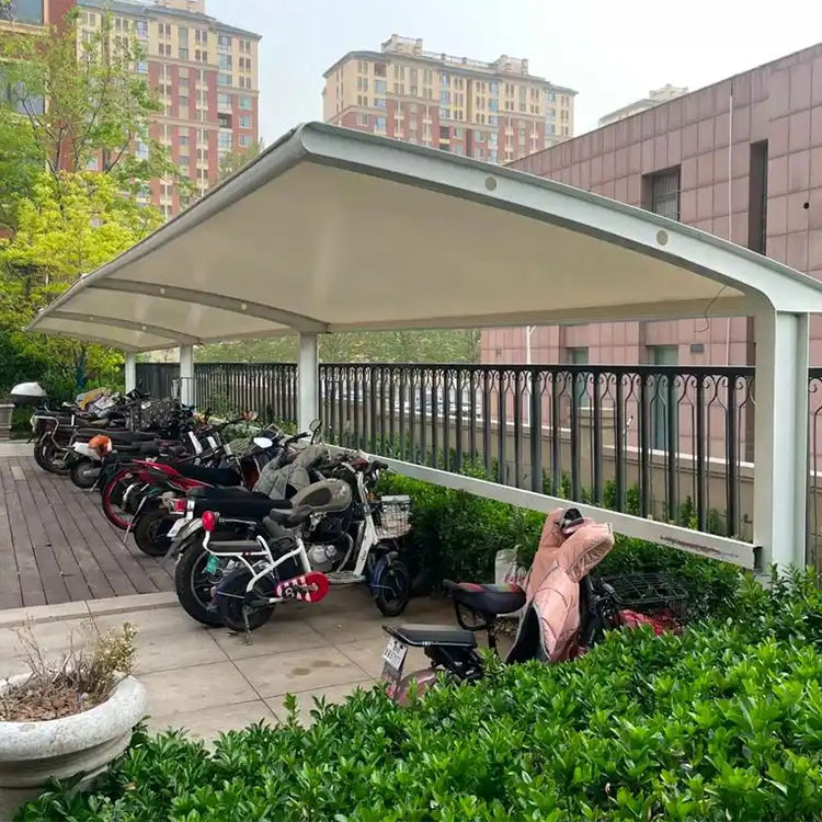 双河市膜结构电动车棚